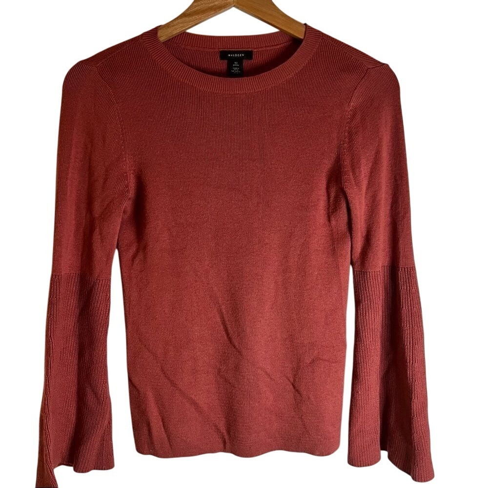 Halogen XS Top with‎ Wide Flared Arm Super Soft Cozy Staple Stretch Office Wear